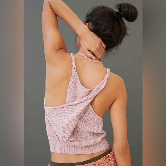 Pilcro Painted Walls Twisted Tank - Picture 4 of 8